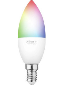 Trust Smart Λάμπα LED 5W για Ντουί E14 RGB 470lm 71280