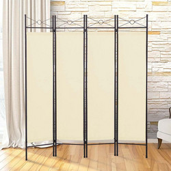 Hoppline Διακοσμητικό Παραβάν Μεταλλικό 140x180cm