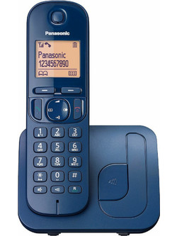 Panasonic KX-TGC210 Ασύρματο Τηλέφωνο με Ανοιχτή Ακρόαση Μπλε