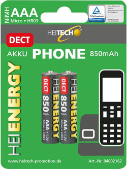 Heitech AAA 850mAh 2τμχ