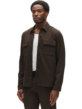 Gabba Togger Push Phin LS Ανδρικό Πουκάμισο Μακρυμάνικο Overshirt Καφέ 12358-3035