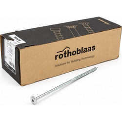 Ξυλόβιδα Torx Γαλβανιζέ με Φρεζάτη Κεφαλή Rothoblaas HBS 6 x 200 mm