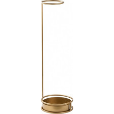Umbrella Stand Semsiye - 007 Gold Metal 22x22x75 cm