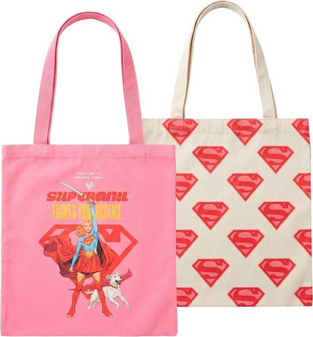 DC Comics Superman Supergirl assorted shopping bag 4 Τεμ