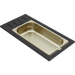Elleci Sintesi Drain On 1/3 KD011065 Oro - Μπολ Gastronorm Νεροχύτη