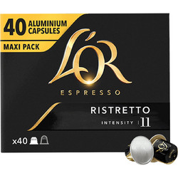 L'Or Κάψουλες Espresso Ristretto Συμβατές με Μηχανή Nespresso 40τμχ