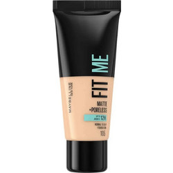 Maybelline Fit Me Matte & Poreless 105 Natural Ivory Liquid Foundation 30ml
