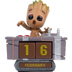 Marvel 3D Perpetual Calendar Groot Death Button 12 cm