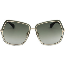 Max Mara MM0054/S 32P Γυναικεία Γυαλιά Ηλίου Τετράγωνα Μεταλλικά Ασημί με Μαύρο Degradee Φακό