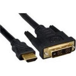 Microconnect Καλώδιο DVI-D αρσενικό - HDMI αρσενικό 7m Μαύρο (HDM191817)