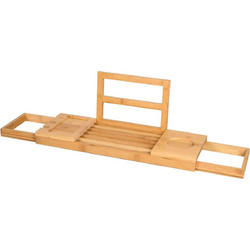 Ράφι Μπάνιου Επεκτάσιμο 50-92x18x4cm Μπαμπού
