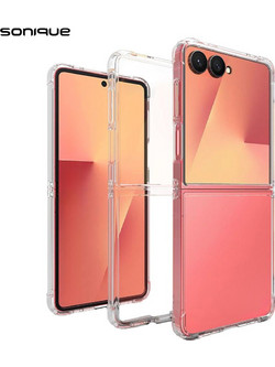 Sonique Armor Clear Anti Shock Back Cover Transparent (Samsung Galaxy Flip 7)