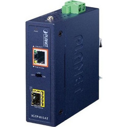 Media Converter Planet Industrial IGTP-815AT 802.3at PoE+
