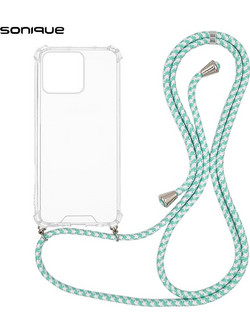 Sonique Armor Clear Θήκη (Honor X8b) με Κορδόνι Rainbow Βεραμάν