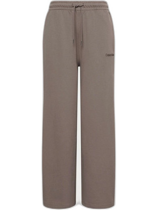 Calvin Klein French Terry Standard Logo Γυναικείο Παντελόνι Φόρμας Iron LV044G248G-1SJ-IRON
