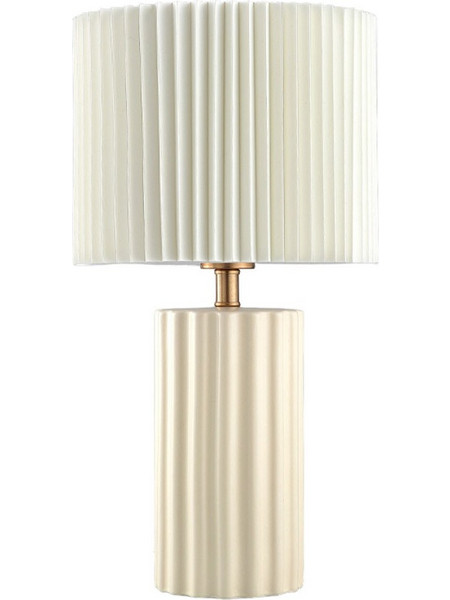 Φωτιστικό Επιτραπέζιο Ribline 035305 25x25x46cm E27 60W Beige