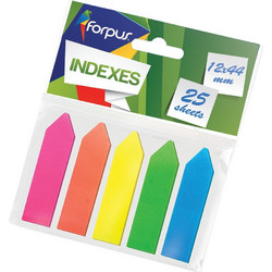 ΣΕΛΙΔΟΔΕΙΚΤΕΣ FORPUS ΒΕΛΟΣ 12x44MM 5 XΡΩΜΑΤΑ (FO42037)