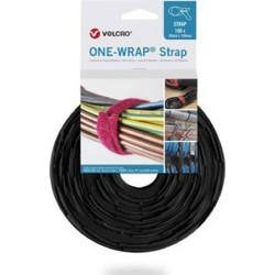 VELCRO One-Wrap Καλωδίων 20 mm x 330 mm, 100 τεμάχια, Μαύρο (πυράντοχο)