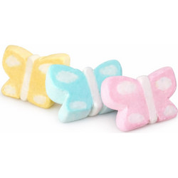 Marshmallow Ζαχαρωτά Fini - Πεταλούδες Mix (1kg.) 125τμχ