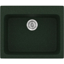 Sanitec Classic 331 Υποκαθήμενος Νεροχύτης Γρανίτη Ματ Granite Green 60x50cm