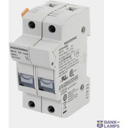 Fuse holder RM cylindrical 2P 32A 10x38 without auxiliary contact