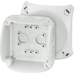 Junction box, outdoor, grey, IP 66/67, 93x93x62, no terminals (KF 0200 G)