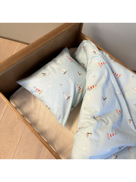 Bed Linen - Sailor Puffin, 70x100 cm & 40x45 cm