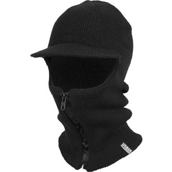 Urban Classics Zipped Balaclava Visor Black TB1685