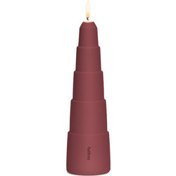 Fatboy Spire Step - Κηροπήγιο Αλουμινίου με Σταθερό Ύψος Φλόγας O7,5x26 Εκ. I Plum