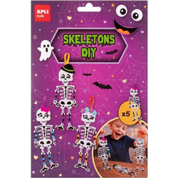 Apli Halloween Craft Kit Skeletons 20790