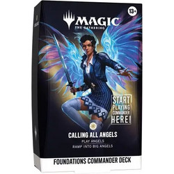 Magic the Gathering Foundations Commander Deck - Calling All Angels