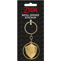 The Legend of Zelda Triforce metal spinner keychain