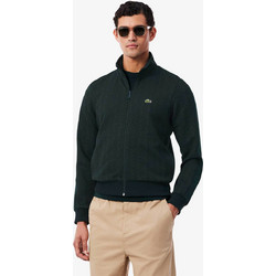 Lacoste Paris Jacquard Monogram Ανδρική Ζακέτα Φούτερ Κυπαρισσί SH1368