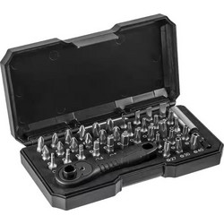 NEO TOOLS screwdriver bit set with holder, 38 pcs