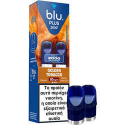 blu plus pod Golden Tobacco 2pcs