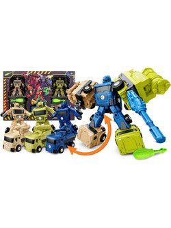ToyMarkt Ρομπότ - Όχημα Σετ Φιγούρες Δράσης