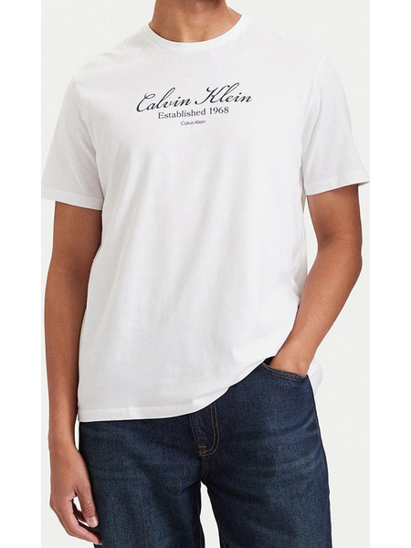 CALVIN KLEIN JEANS SS 30S EU SCRIPT CALVIN KLEIN GR LV04RH830G-YAF White