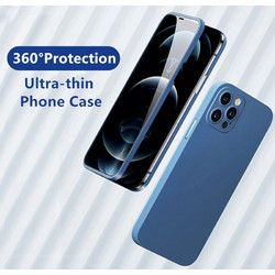 Powertech 2.5D 360 Full Cover Blue (iPhone 12 / 12 Pro)
