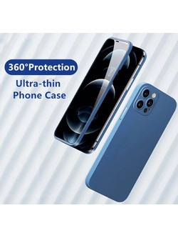 Powertech 2.5D 360 Full Cover Blue (iPhone 12 / 12 Pro)