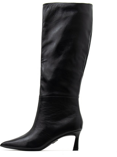 STEVE MADDEN WOMEN HIGH HEEL BOOTS LAVAN CROCO LEATHER