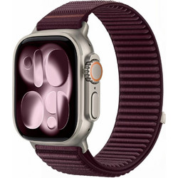 Tech-Protect NylonLoop Λουράκι Υφασμάτινο Deep Burgundy (Apple Watch 40 / 41 / 42mm)