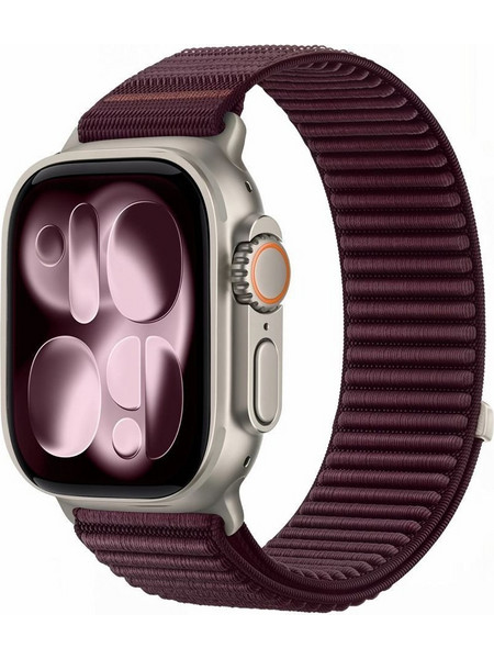 Tech-Protect NylonLoop Λουράκι Υφασμάτινο Deep Burgundy (Apple Watch 40 / 41 / 42mm)