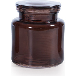 Nef-Nef Homeware Βάζο Για Βαμβάκι Γυάλινο Latte 10,5x12 Black