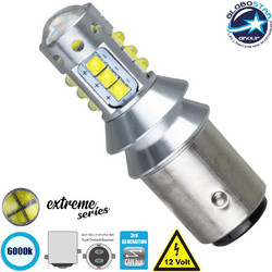 Globostar P21/5W XBD Extreme Series LED 12V 15W 1τμχ