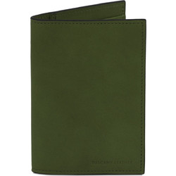 Leather passport cover - Πράσινο