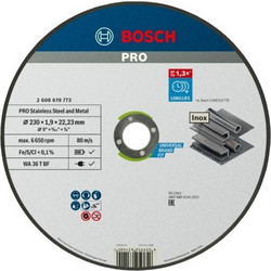 Δίσκος κοπής Bosch PRO Stainless Steel and Metal 230x1.9x22,23mm Bosch 2608619773