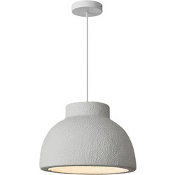Φωτιστικό οροφής led Jenila pakoworld E27 ps λευκό Φ30x20εκ