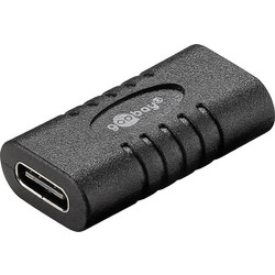GOOBAY αντάπτορας USB-C 45401, θηλυκό σε θηλυκό, 5Gbit/s, 60W, μαύρος