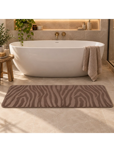 Πατάκι Μπάνιου (45x120) T-D Zebra Taupe 7762165