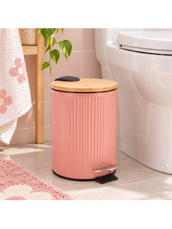 Κάδος Απορριμμάτων Μπάνιου (Φ17x23) T-D 3lt Stripes Blush 6581153